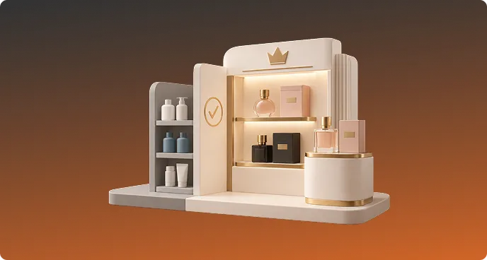 Cumplimiento de corners de marca y shop-in-shop